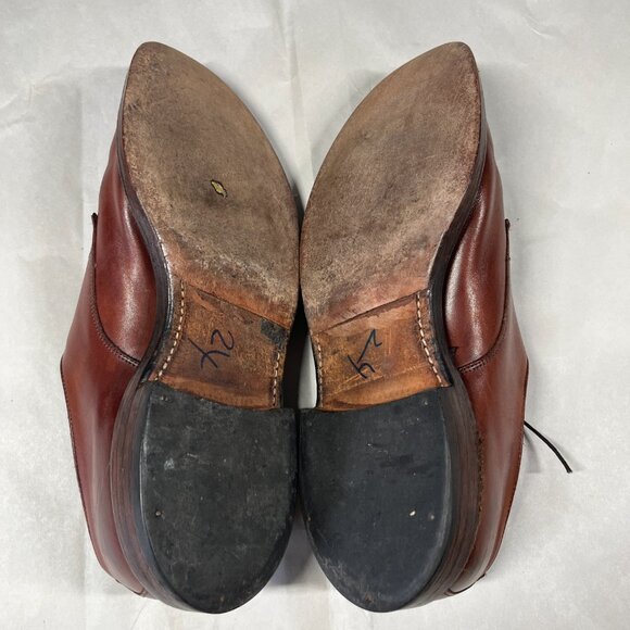 Allen Edmonds WALTON 10.5 EE Wide Brown Made in USA - Picture 5 of 11